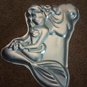 Disney Silver Mermaid Cake Pan